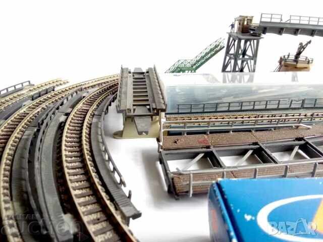 Стари релси за влакчета и вагони Мащаб N - 7