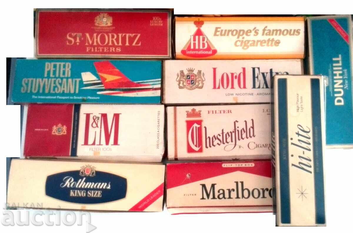 Delivery of Collection of Empty Cigarette Boxes
