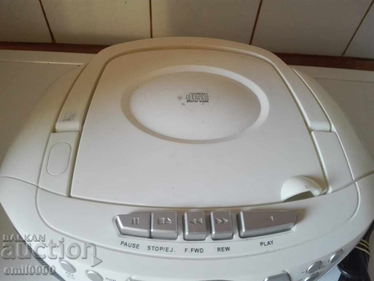 Radio, cassette player and CD with price 49.99 BGN | € 25.56 Radio, cassette player and CD with price 49.99 BGN | € 25.56