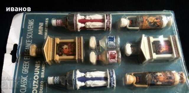 Δημοπρασία Μικροσκοπικά μπουκάλια Δημοπρασία Μικροσκοπικά μπουκάλια