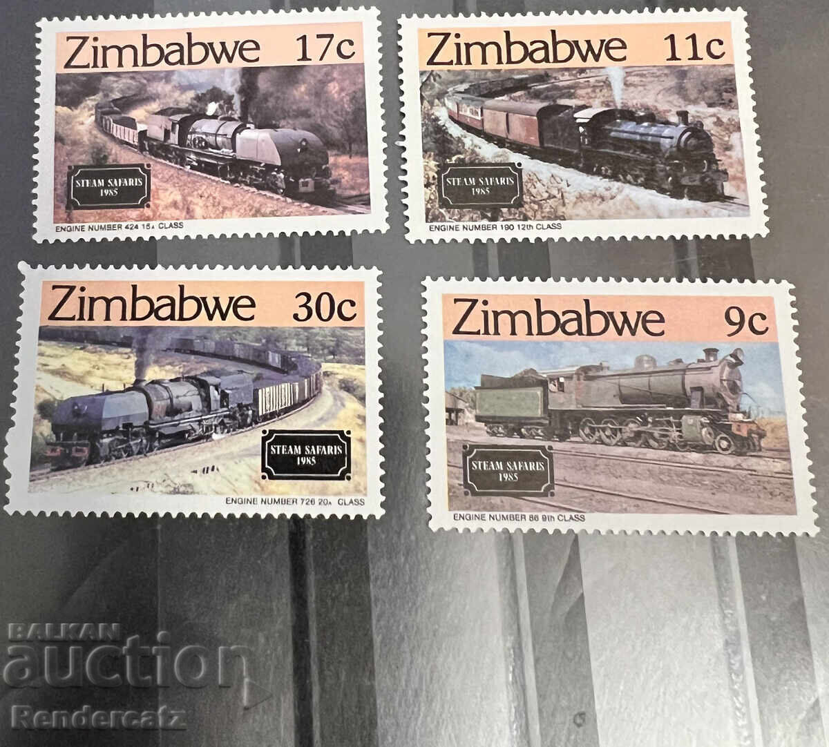 1985. Zimbabwe. Train 1985. Zimbabwe. Train