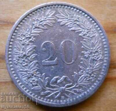 20 de cenți (viol) 1993 - Elveția 20 de cenți (viol) 1993 - Elveția