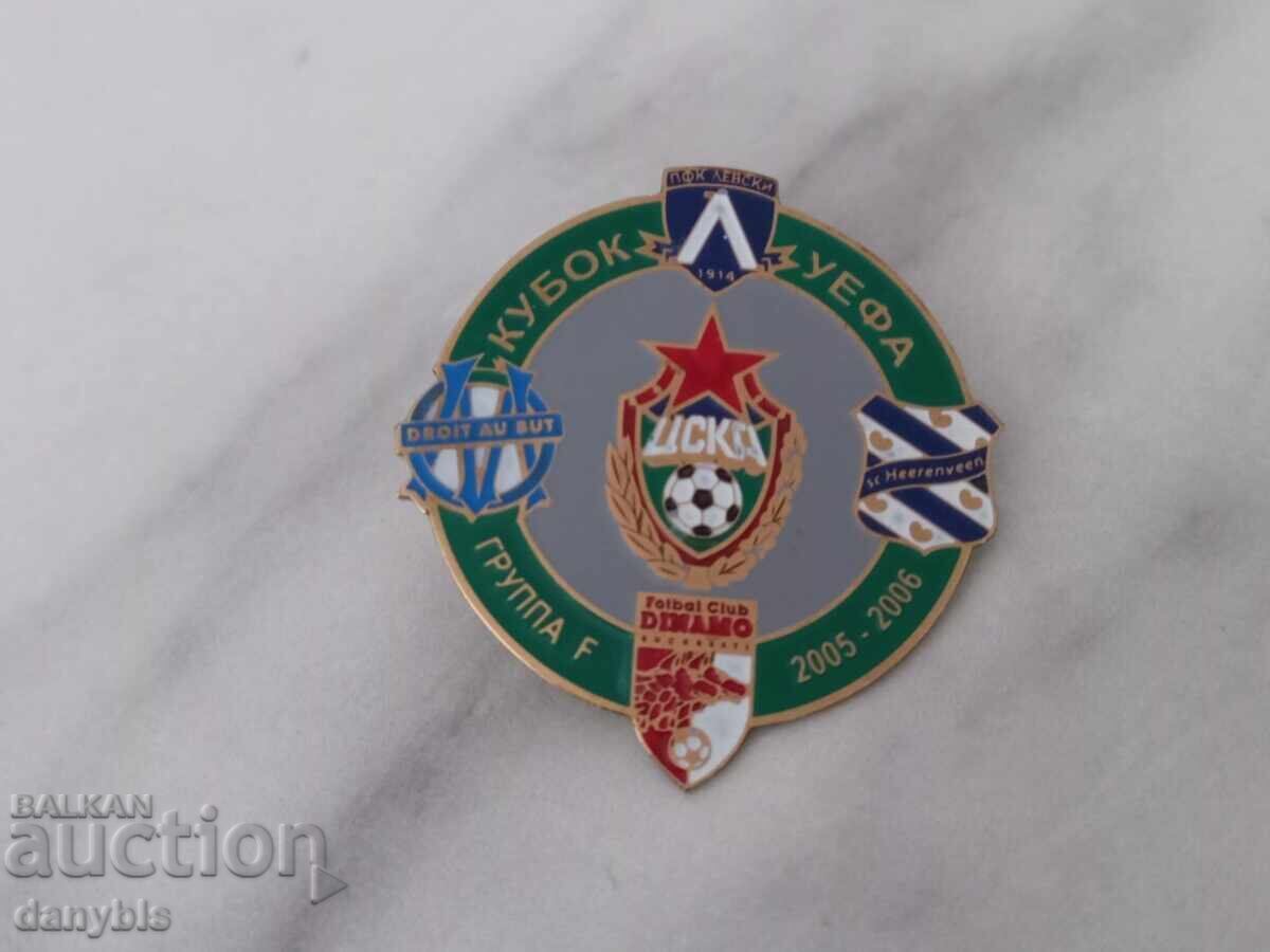 Football Badge - Levski - UEFA Cup - 2005-06