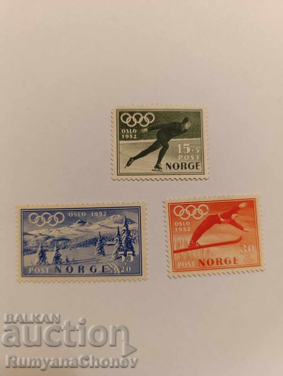 Postage Stamps Norway 1952