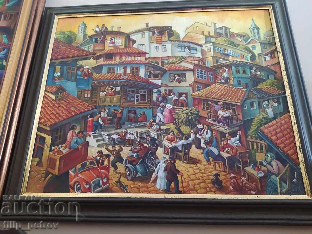 Auction  Painting by Dimitar Dramaliev