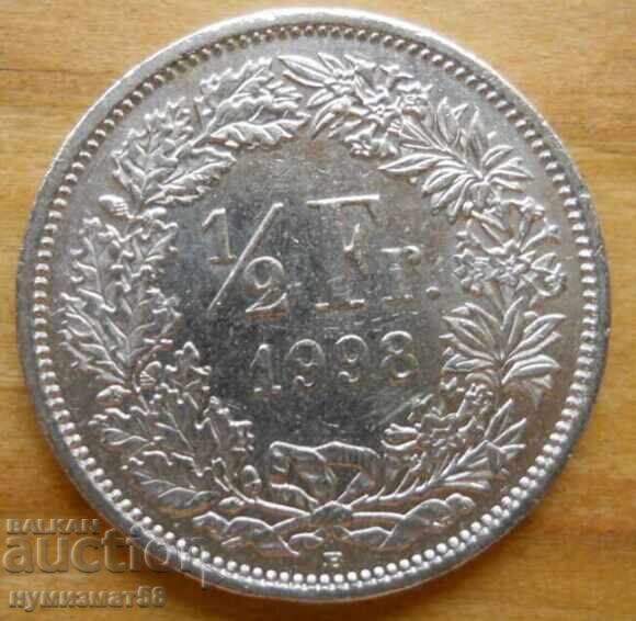 1/2 Franc 1998 - Switzerland 1/2 Franc 1998 - Switzerland