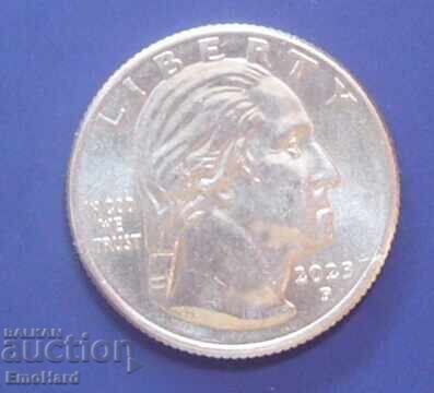 SUA Femei americane proeminente 1/4 dolar 2023 Edith Kanakaole P cu preț 2.00 BGN | € 1.02