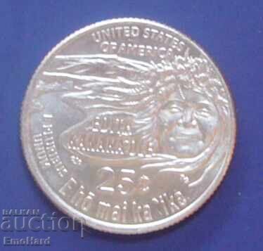 SUA Femei americane proeminente 1/4 dolar 2023 Edith Kanakaole P