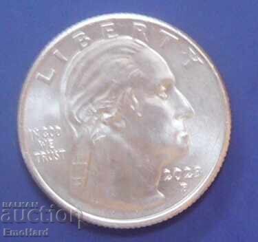 SUA Femei americane proeminente 1/4 dolar 2023 Bessie Coleman P cu preț 2.00 BGN | € 1.02