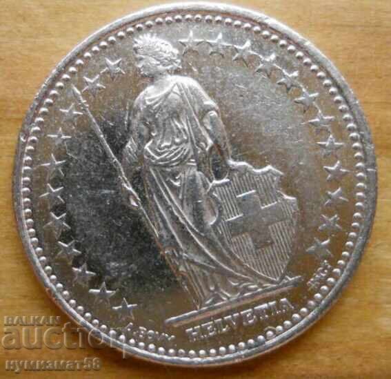 1/2 франк 2008 г. - Швейцария с цена € 0.50 | 0.98 лв.