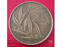 20 Francs 1980 - Belgium - Legend in Dutch