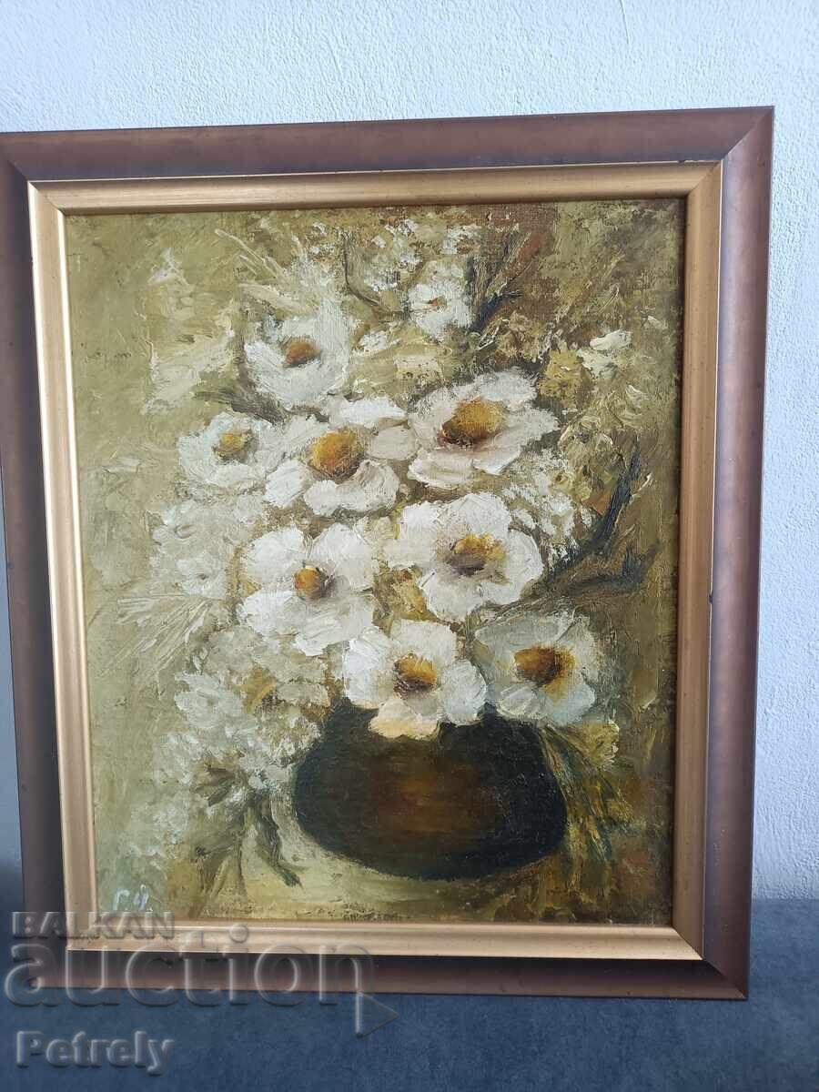 Pictură veche în ulei cu preț 150.00 BGN | € 76.69