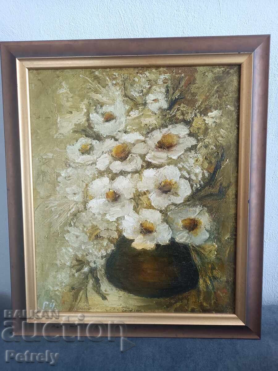 Pictură veche în ulei