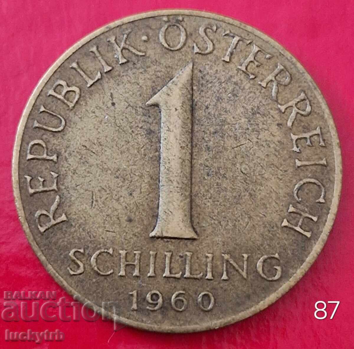 1 шилинг 1960 - Австрия