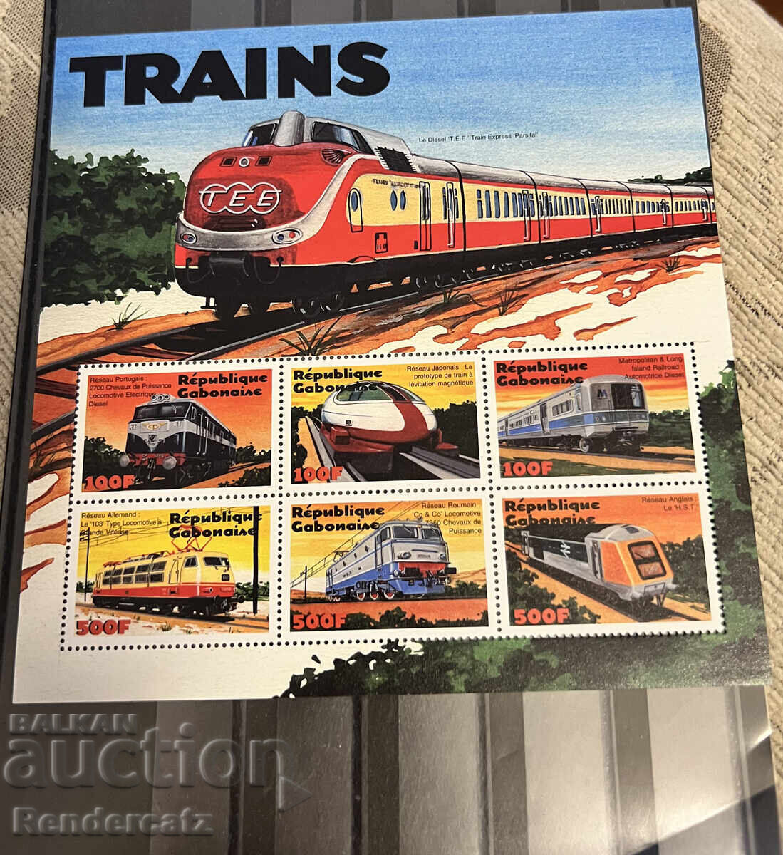 2000. Габон. Локомотиви