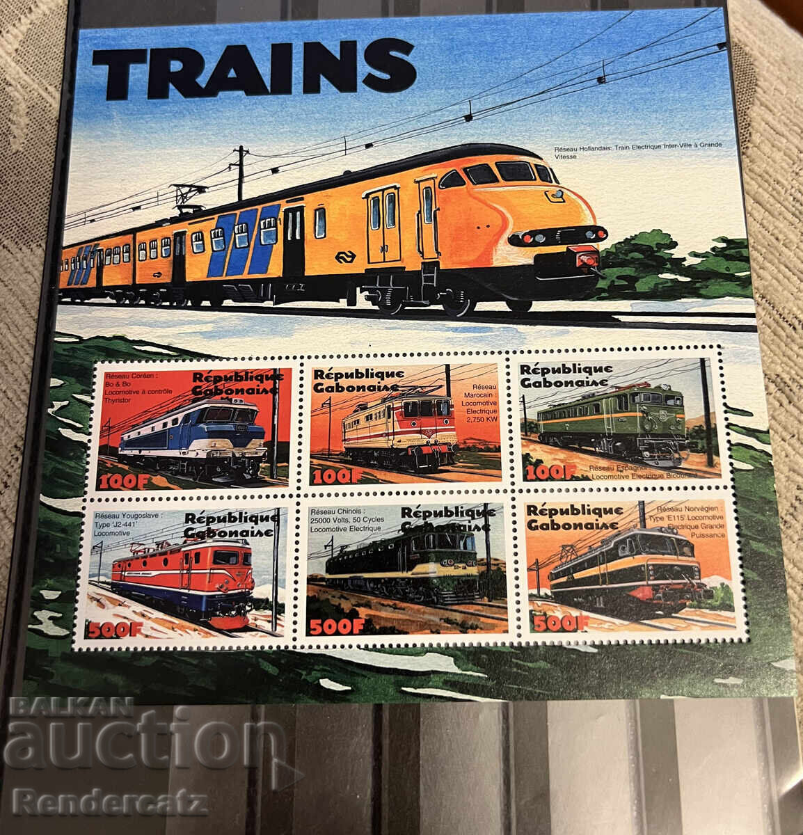 2000. Габон. Локомотиви