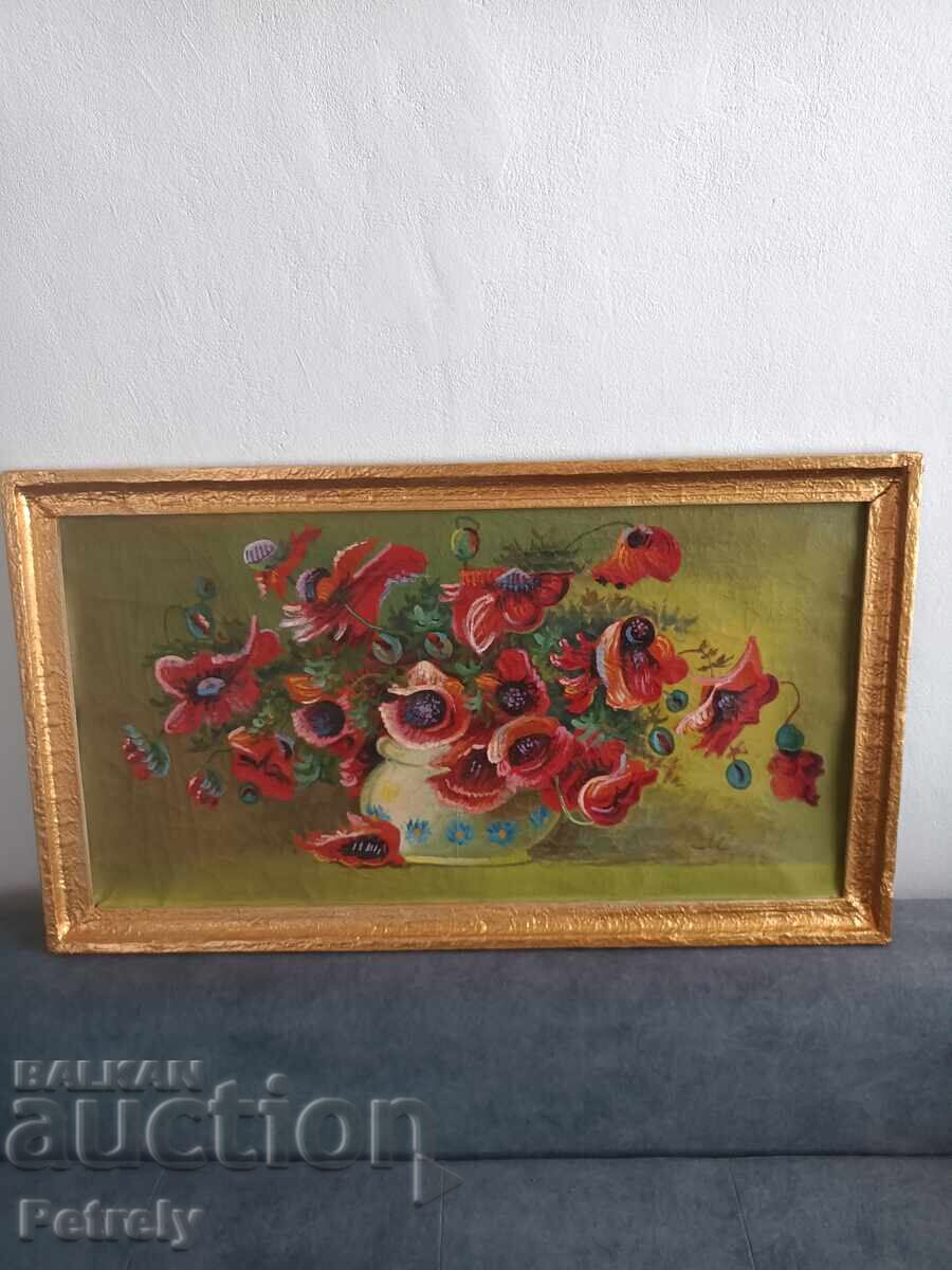 Pictură veche în ulei cu preț 60.00 BGN | € 30.68 Pictură veche în ulei cu preț 60.00 BGN | € 30.68