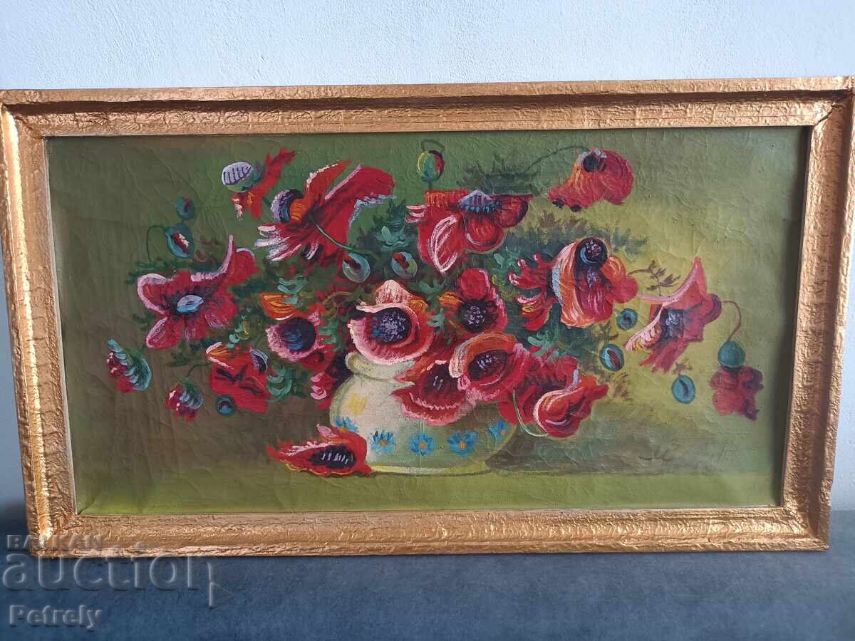 Pictură veche în ulei Pictură veche în ulei