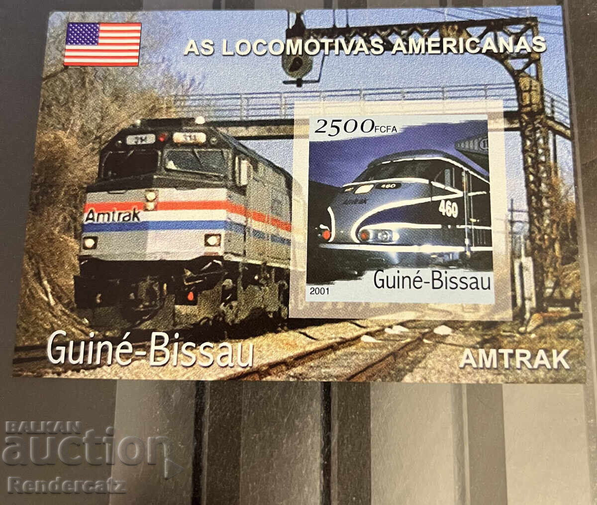 2001. Γουινέα-Μπισάου. Τρένα