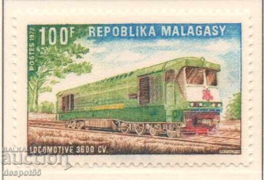 1972. Madagascar. Locomotivă diesel 1972. Madagascar. Locomotivă diesel