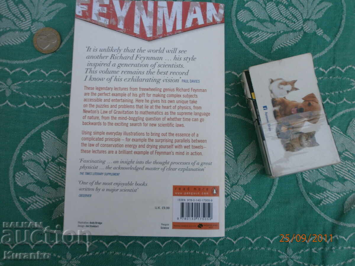 Δημοπρασία Ο χαρακτήρας του φυσικού νόμου Richard P. Feynman Δημοπρασία Ο χαρακτήρας του φυσικού νόμου Richard P. Feynman