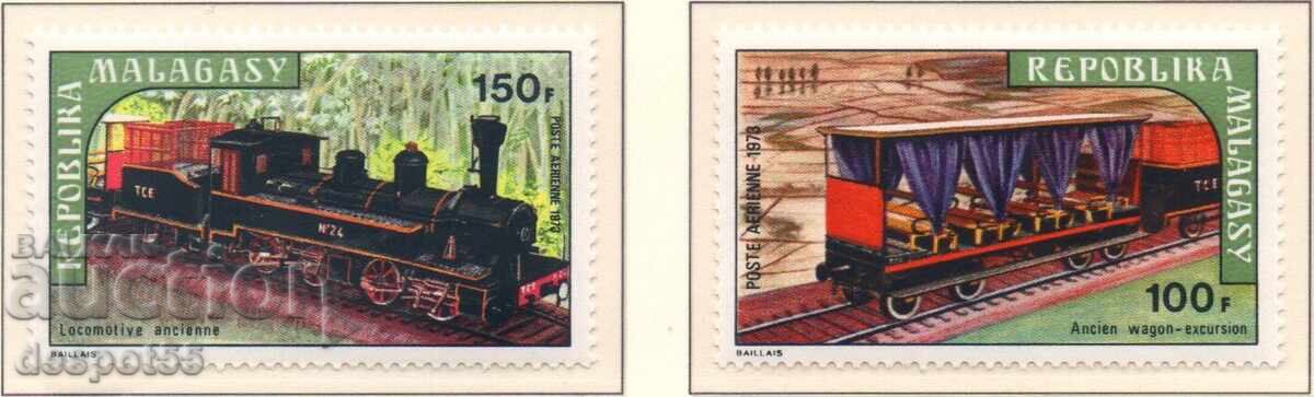 1973. Мадагаскар. Стари влакове. 1973. Мадагаскар. Стари влакове.