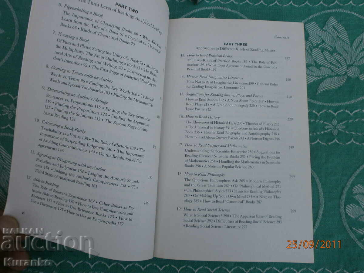 Δημοπρασία Πώς να διαβάζετε ένα βιβλίο Mortimer Adler Charles Van Doren Δημοπρασία Πώς να διαβάζετε ένα βιβλίο Mortimer Adler Charles Van Doren