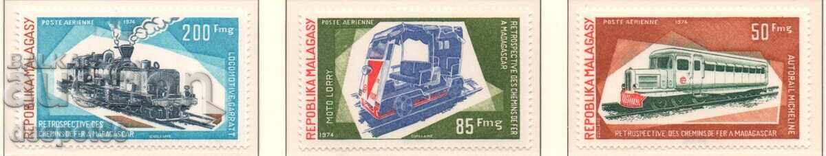 1974. Μαδαγασκάρη. Ιστορία των Σιδηροδρόμων στη Μαδαγασκάρη