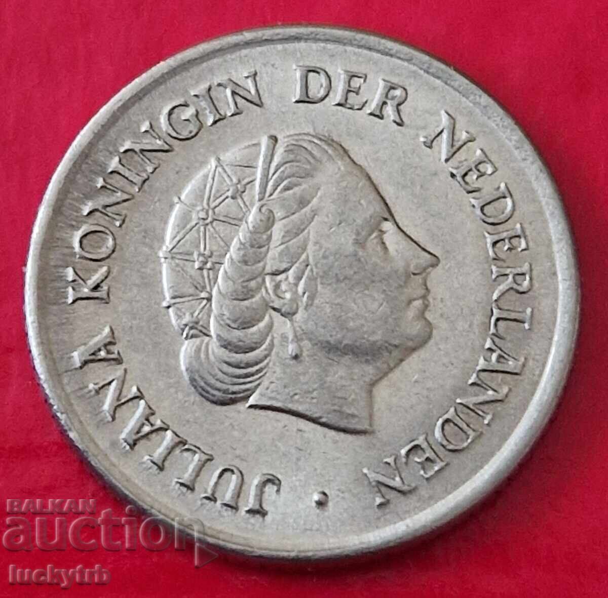 25 цента 1966 - Нидерландия с цена € 0.20 | 0.39 лв.