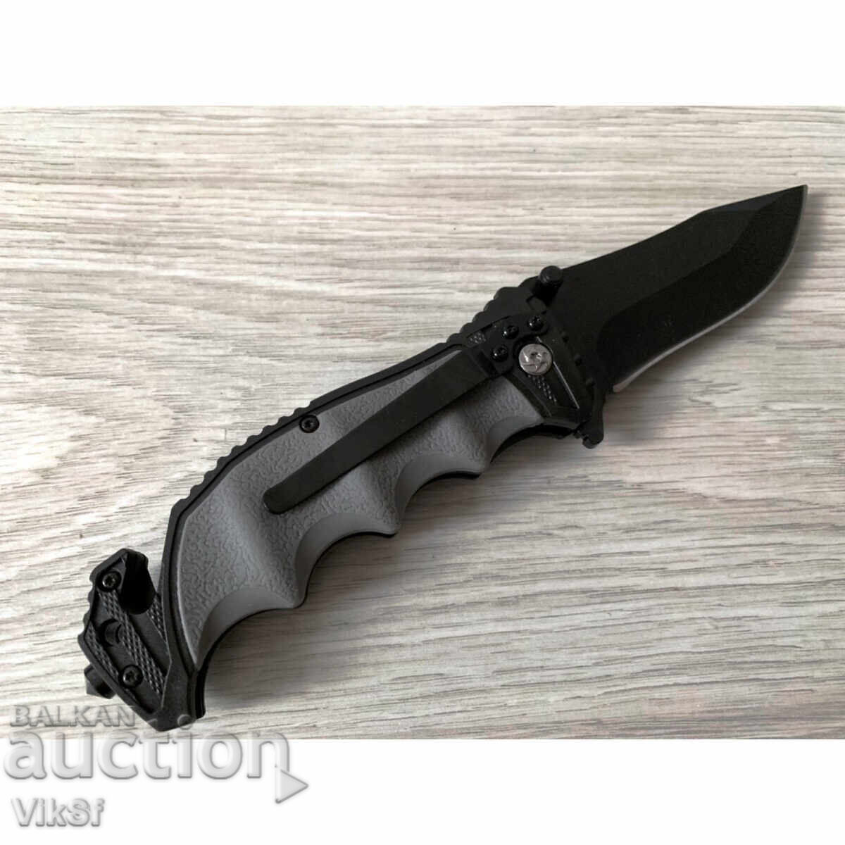 Sgŭvaem μαχαίρι Browning Rescue 120x220 - γκρι πολυμερές με τιμή 24.50 BGN | € 12.53