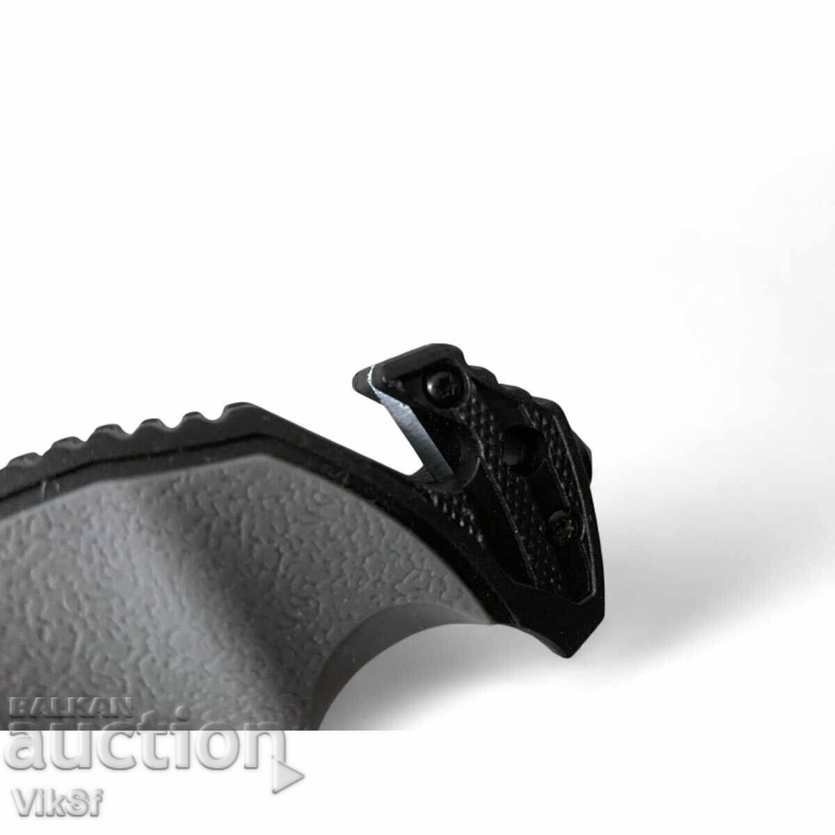 Παράδοση Sgŭvaem μαχαίρι Browning Rescue 120x220 - γκρι πολυμερές