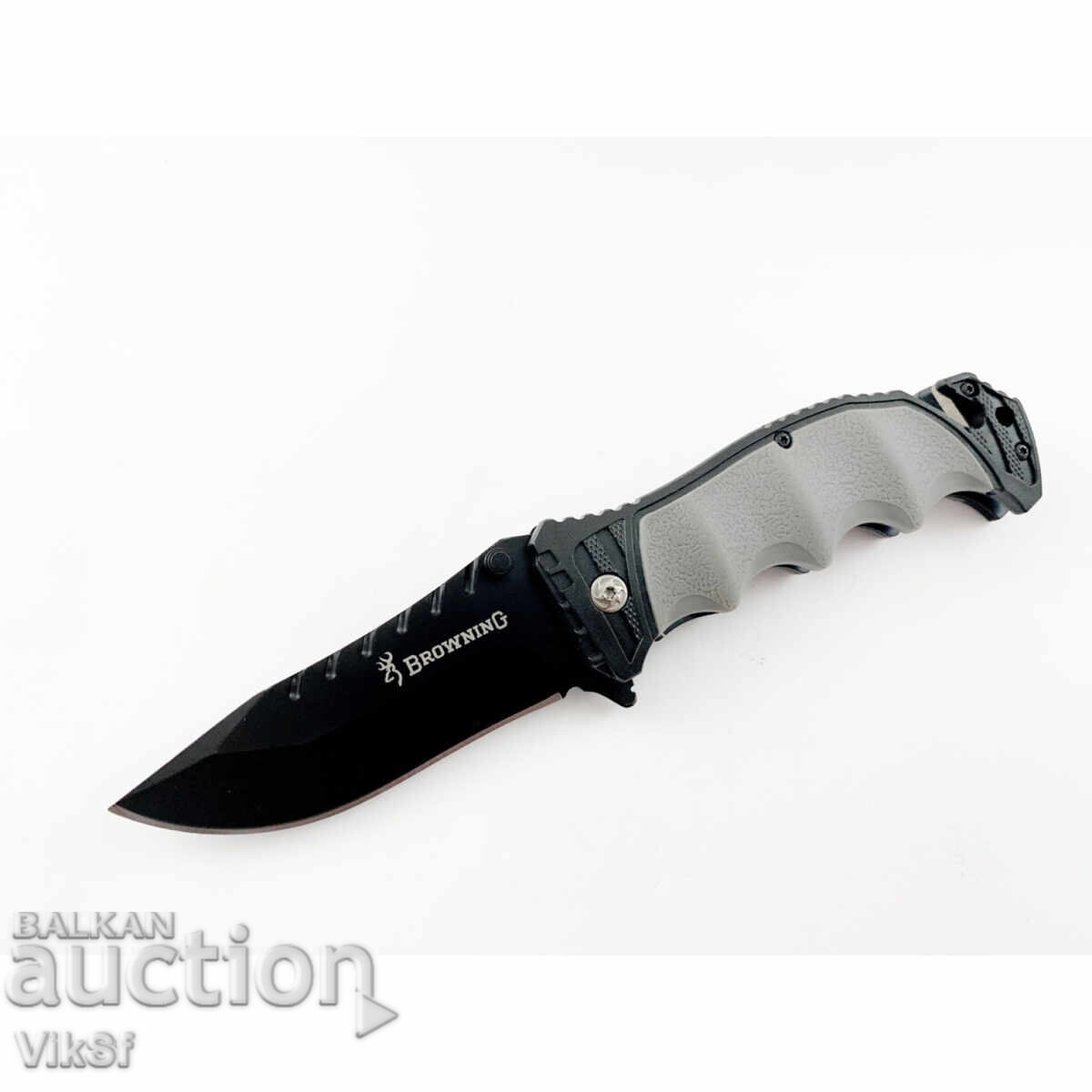 Sgŭvaem μαχαίρι Browning Rescue 120x220 - γκρι πολυμερές