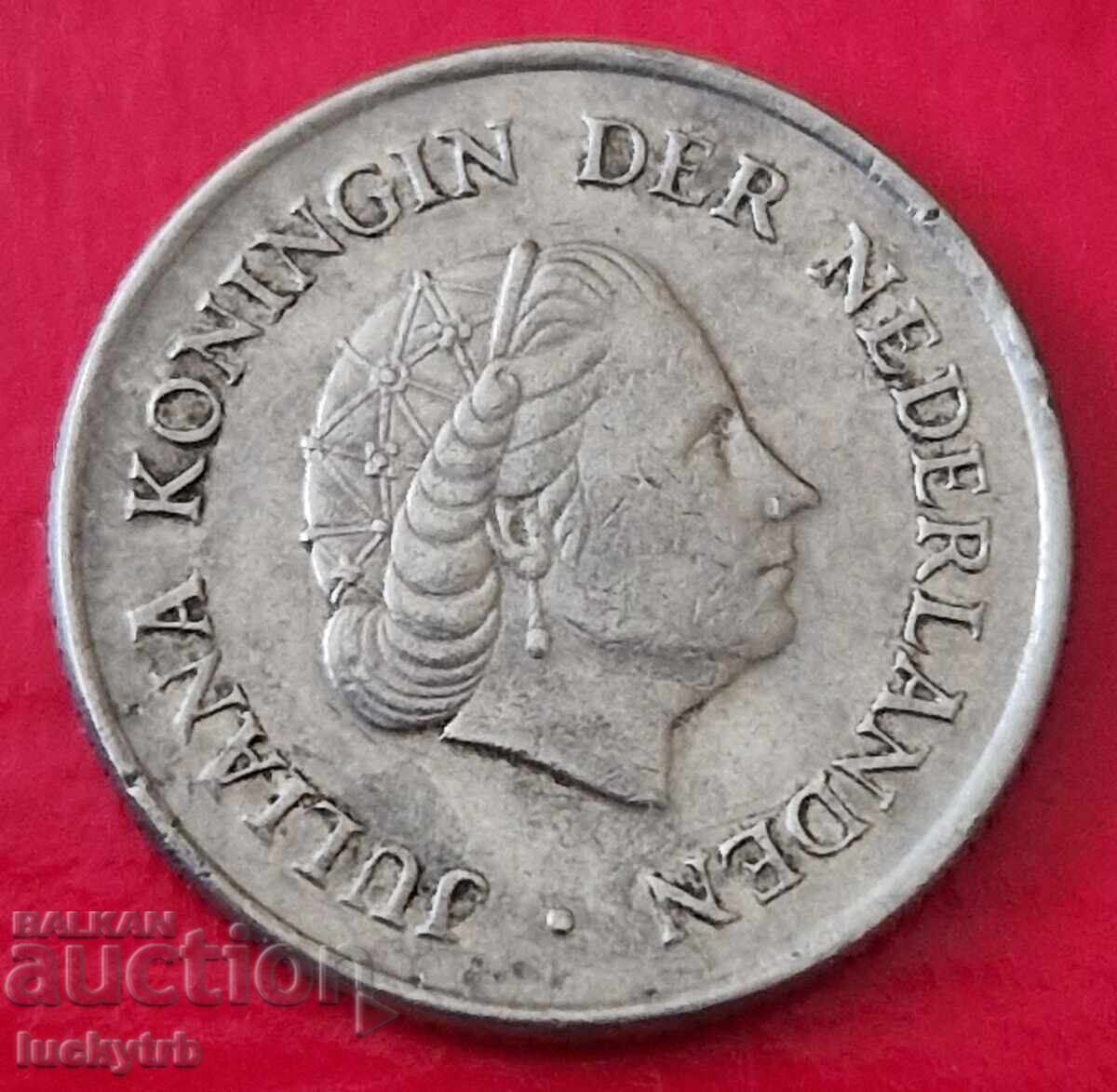 25 de cenți 1976 - Țările de Jos cu preț 0.30 BGN | € 0.15