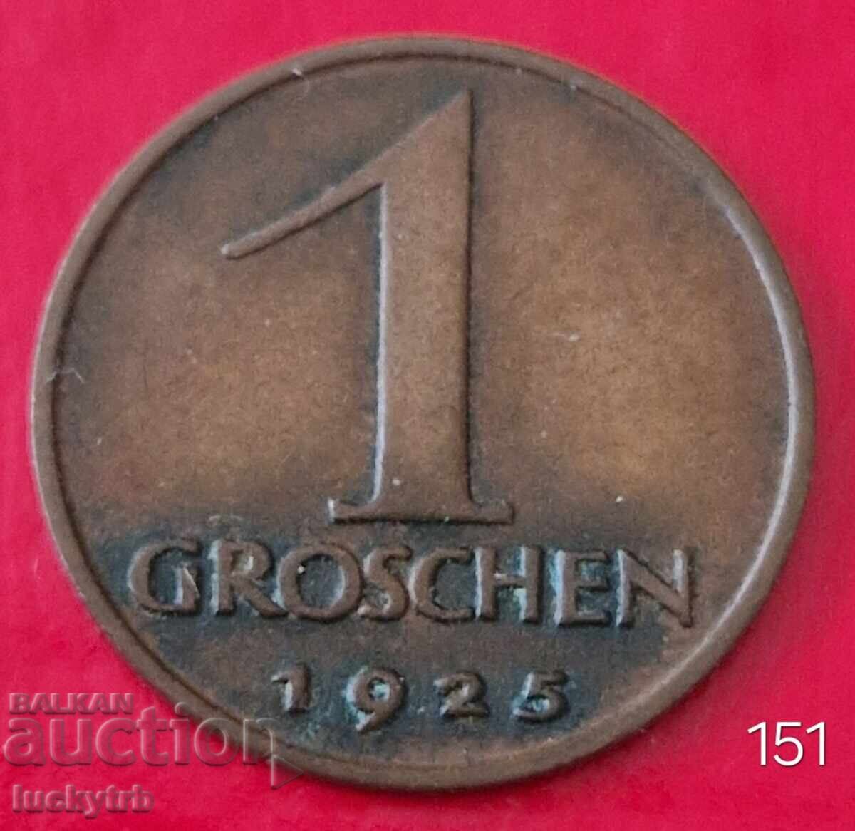 1 grosz 1925 - Austria 1 grosz 1925 - Austria