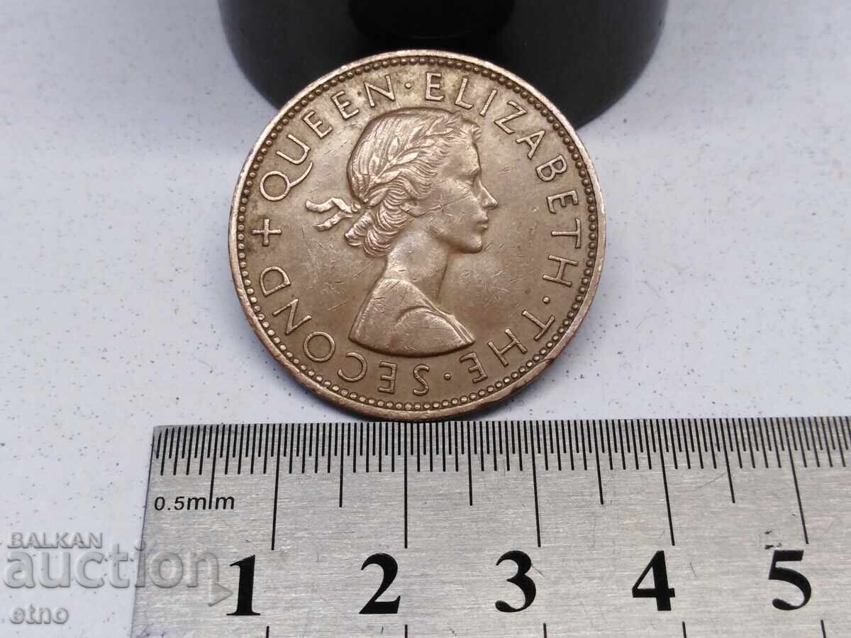 Δημοπρασία 1 ΠΕΝΝΙ, ΝΕΑ ΖΗΛΑΝΔΙΑ 1959, νόμισμα, νομίσματα Δημοπρασία 1 ΠΕΝΝΙ, ΝΕΑ ΖΗΛΑΝΔΙΑ 1959, νόμισμα, νομίσματα