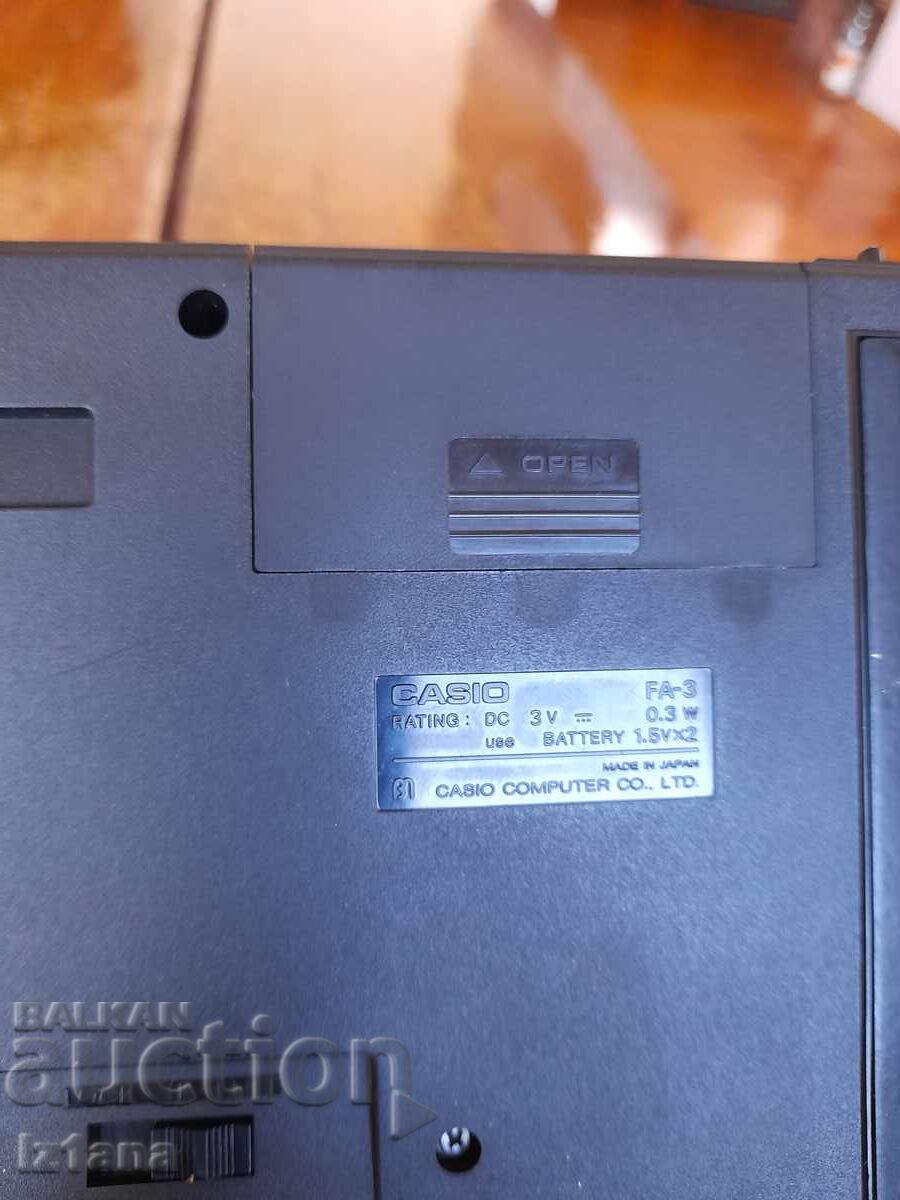 Interfață casetă Casio FA-3 - 6