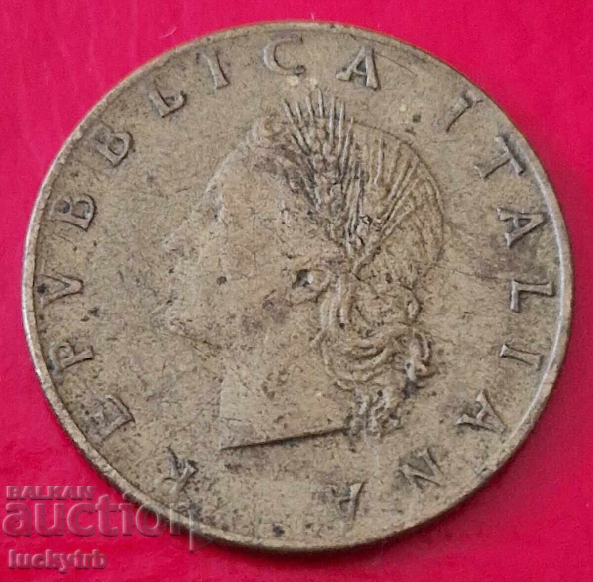 20 lire 1957 - Italia cu preț 0.50 BGN | € 0.26