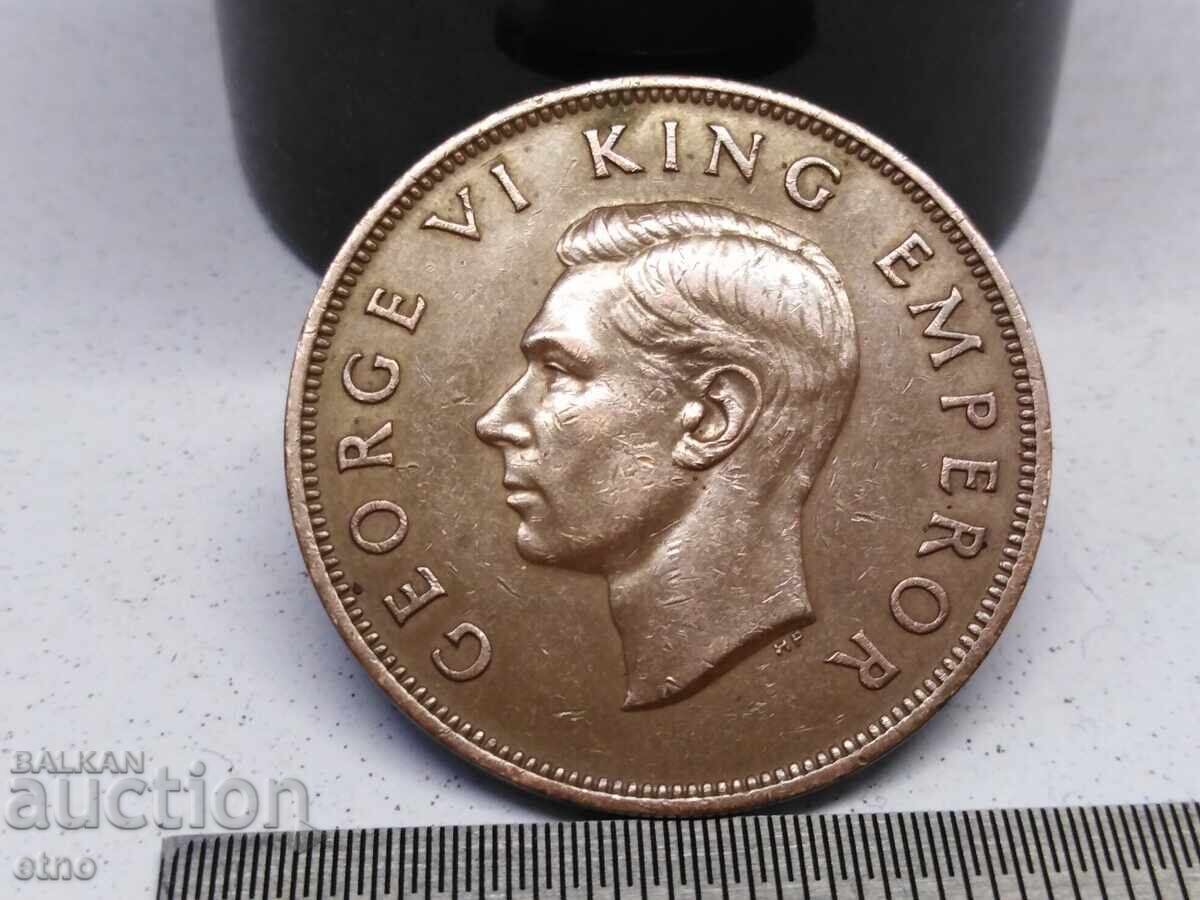 1 Penny, New Zealand 1946, coin, coins with price 5.00 BGN | € 2.56