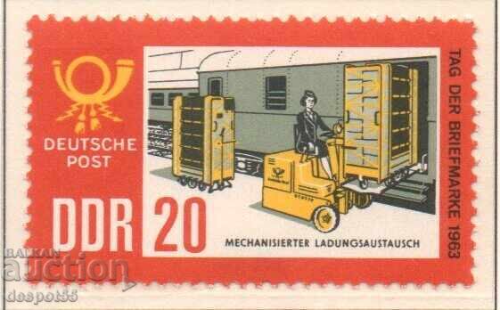 1963. GDR. Day of the Postage Stamp