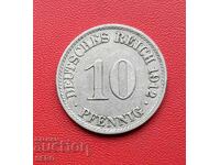 Γερμανία-10 Pfennig 1912 A-Berlin