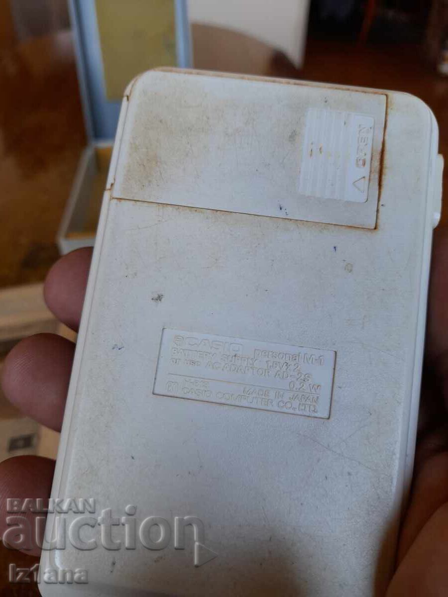 Παλιά αριθμομηχανή Casio Personal M-1 - 6 Παλιά αριθμομηχανή Casio Personal M-1 - 6