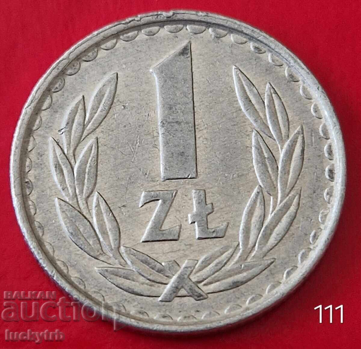 1 злота 1985 - Полша