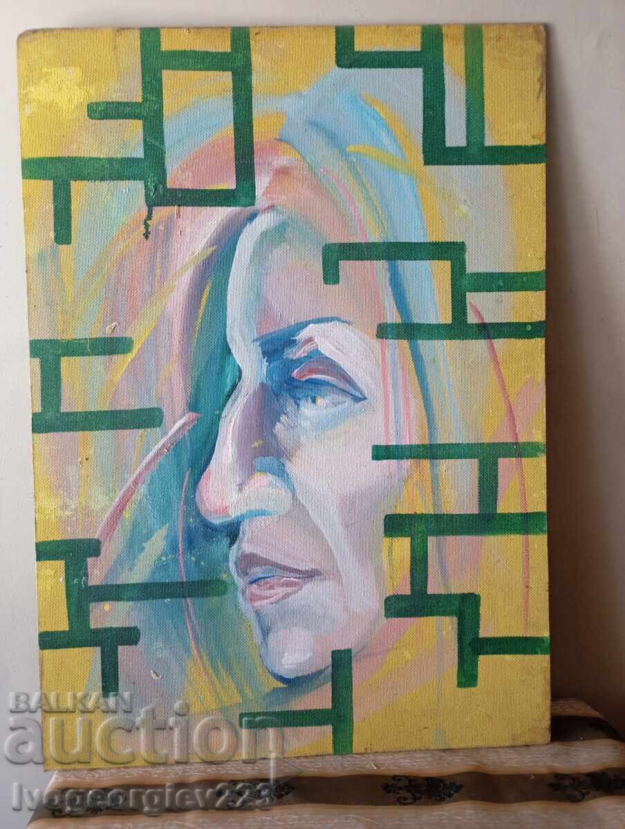 Licitație Tablou pictat pe ambele părți Licitație Tablou pictat pe ambele părți