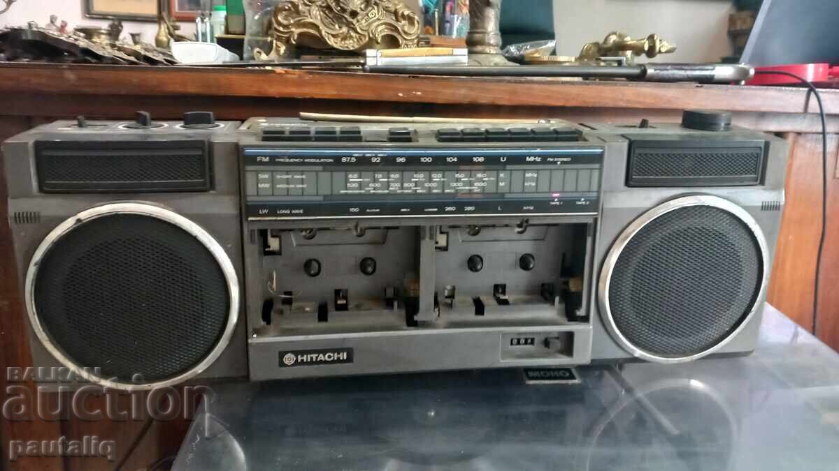 Hitachi Dual Cassette Tape Deck with price 15.00 BGN | € 7.67