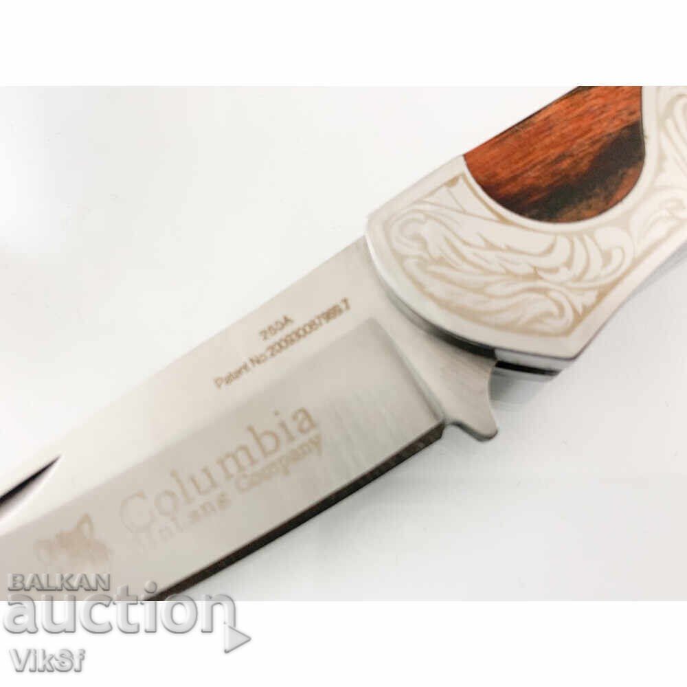 Δημοπρασία Μεγάλο πτυσσόμενο μαχαίρι Columbia 260Α - 95kh220