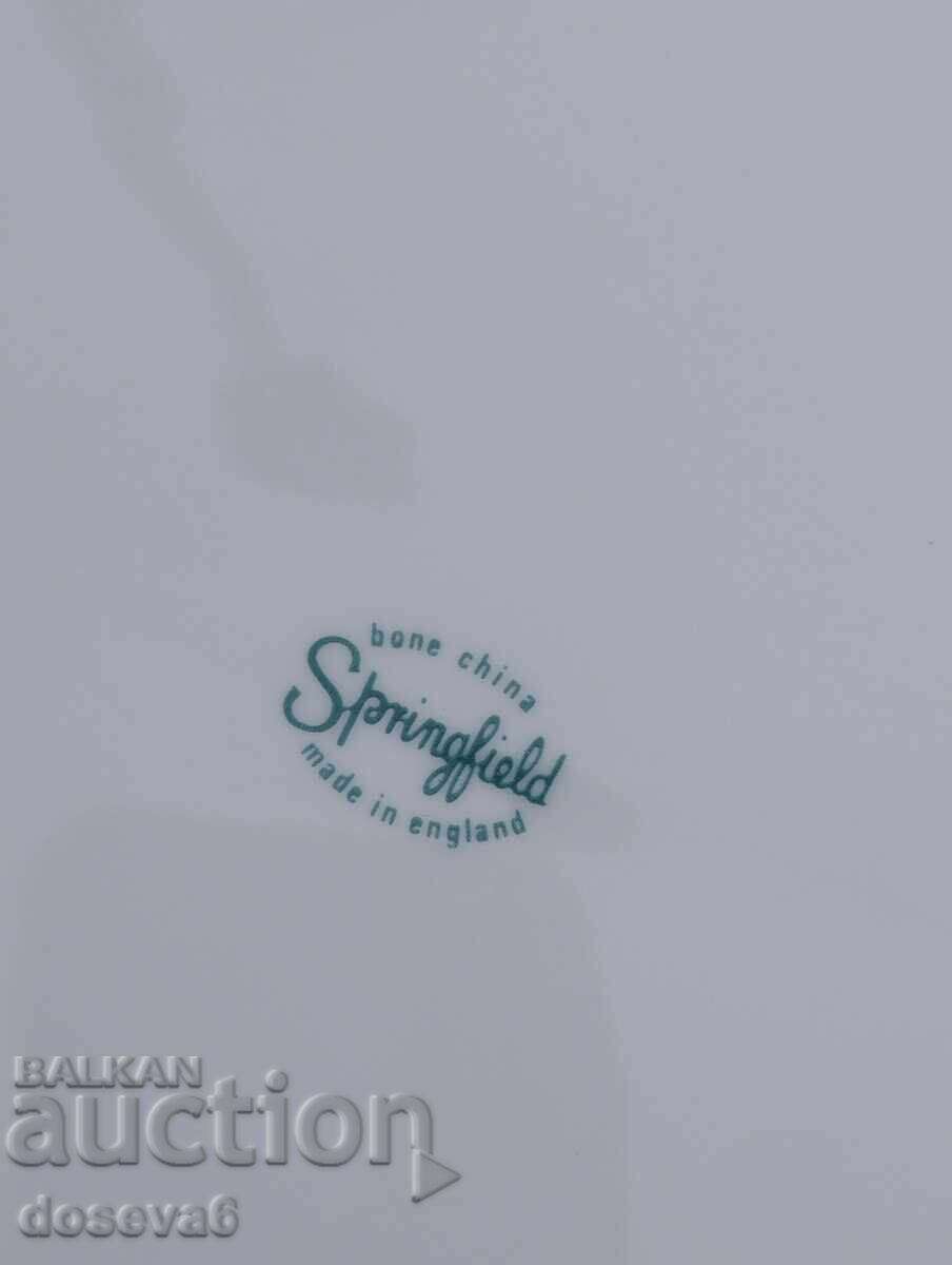 Oval platter with hunting scene. Slight wear from edge - 7 Oval platter with hunting scene. Slight wear from edge - 7