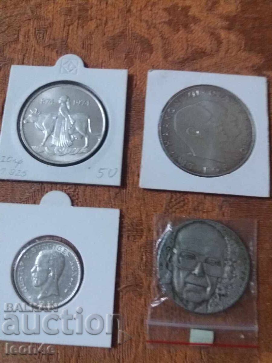Lot of Coins Scandinavian Countries Silver with price 125.50 BGN | € 64.17 Lot of Coins Scandinavian Countries Silver with price 125.50 BGN | € 64.17