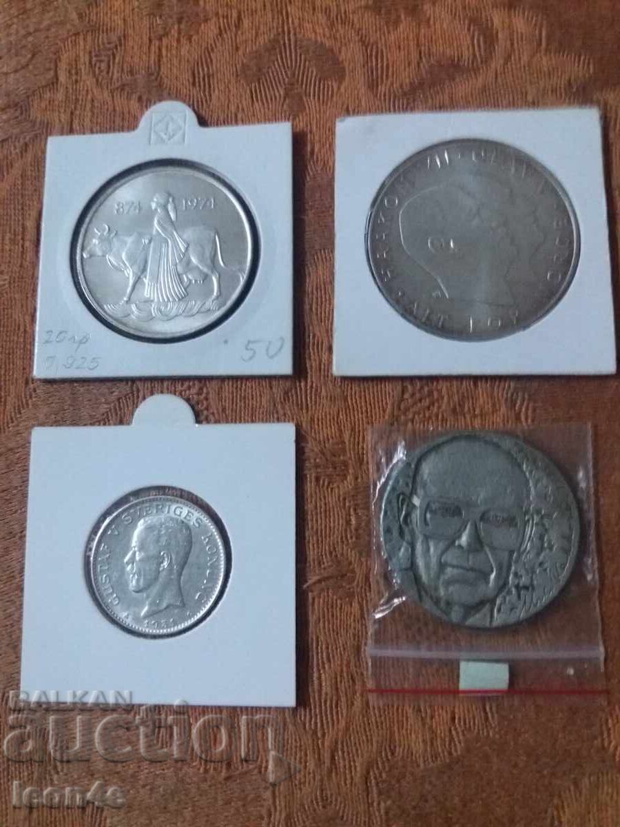 Lot of Coins Scandinavian Countries Silver Lot of Coins Scandinavian Countries Silver