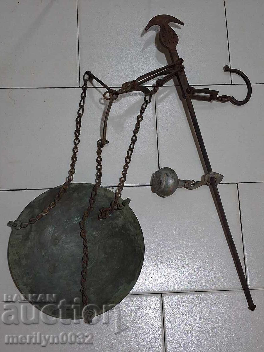 Οθωμανική ζυγαριά με μαχαίρι, ζυγαριά, βάρος, σφυρήλατο σίδερο με τιμή 139.00 BGN | € 71.07 Οθωμανική ζυγαριά με μαχαίρι, ζυγαριά, βάρος, σφυρήλατο σίδερο με τιμή 139.00 BGN | € 71.07