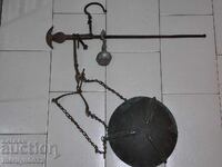 Cantar otoman cu buzdugan, cantar, greutate, fier forjat